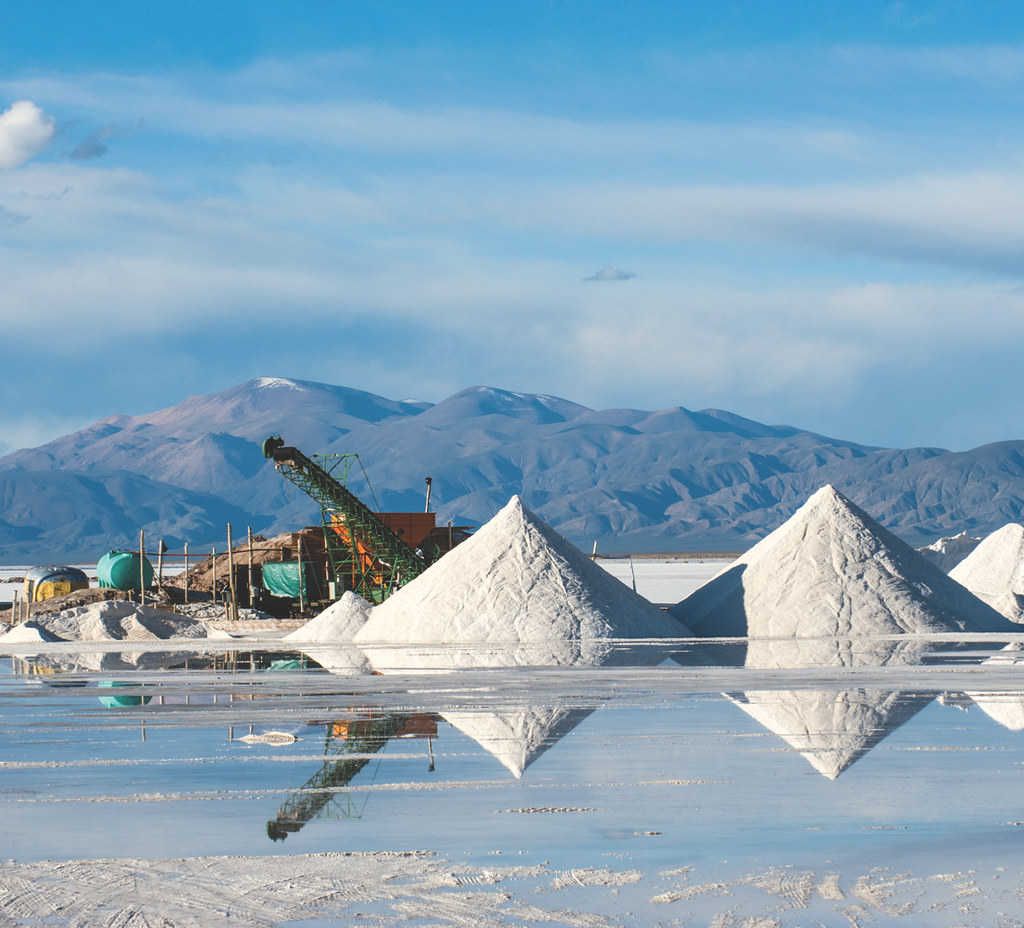 Lithium mines in Jujuy Province, Argentina.