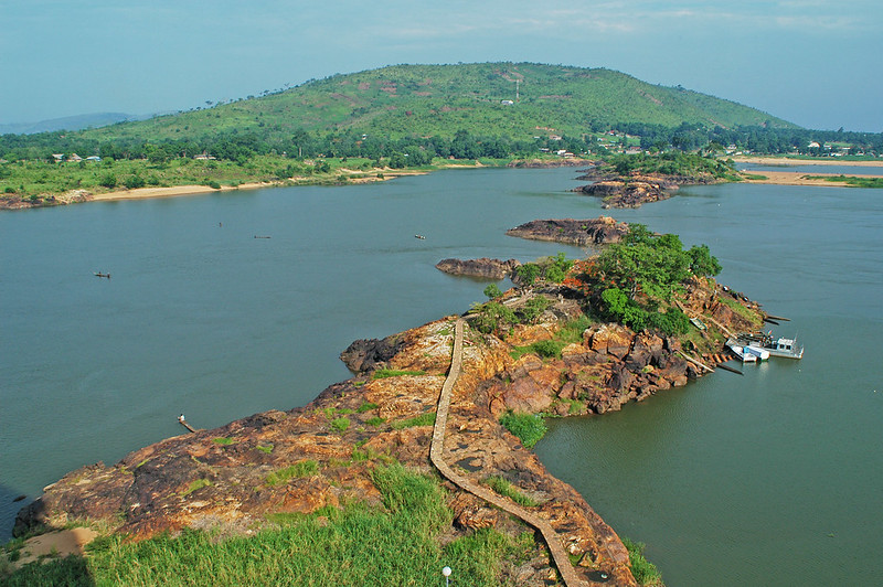 View from Bangui, Central African Republic.