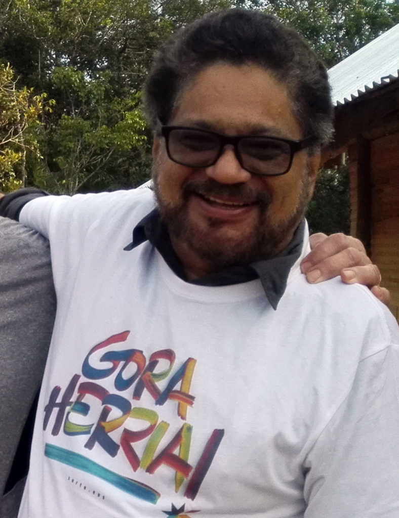 Iván Márquez, one of the leaders of the FARC dissidents known as the Second Marquetalia. 
