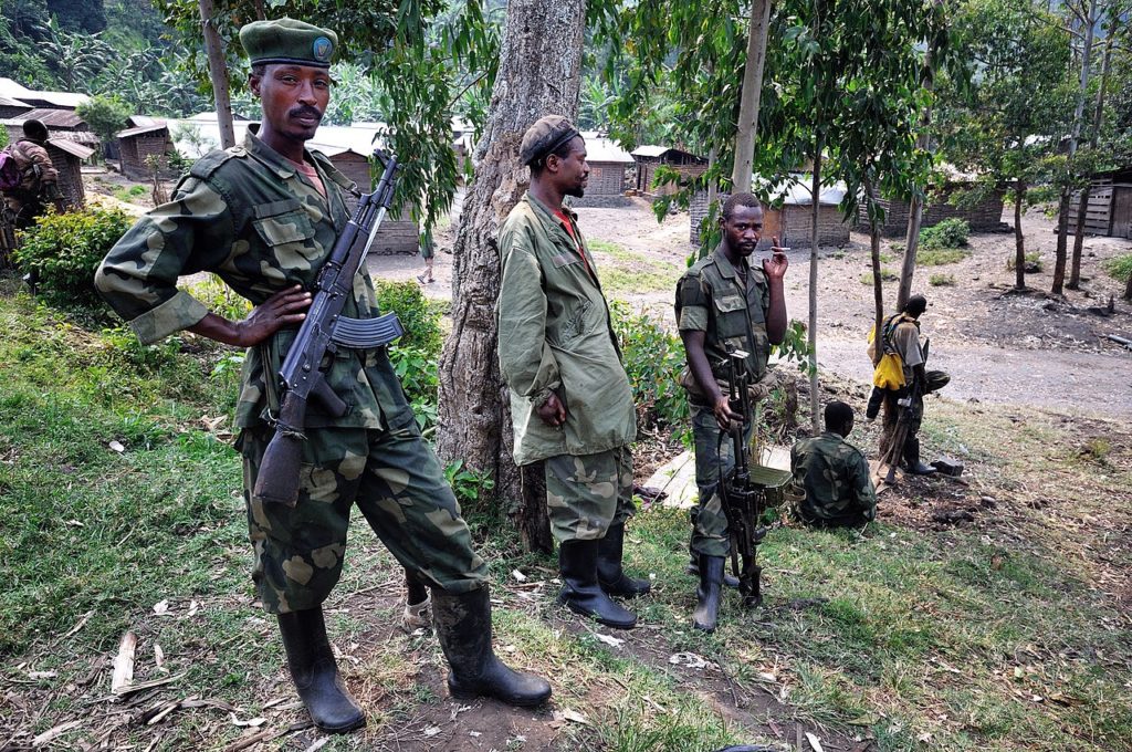 M23 rebels in the DRC.