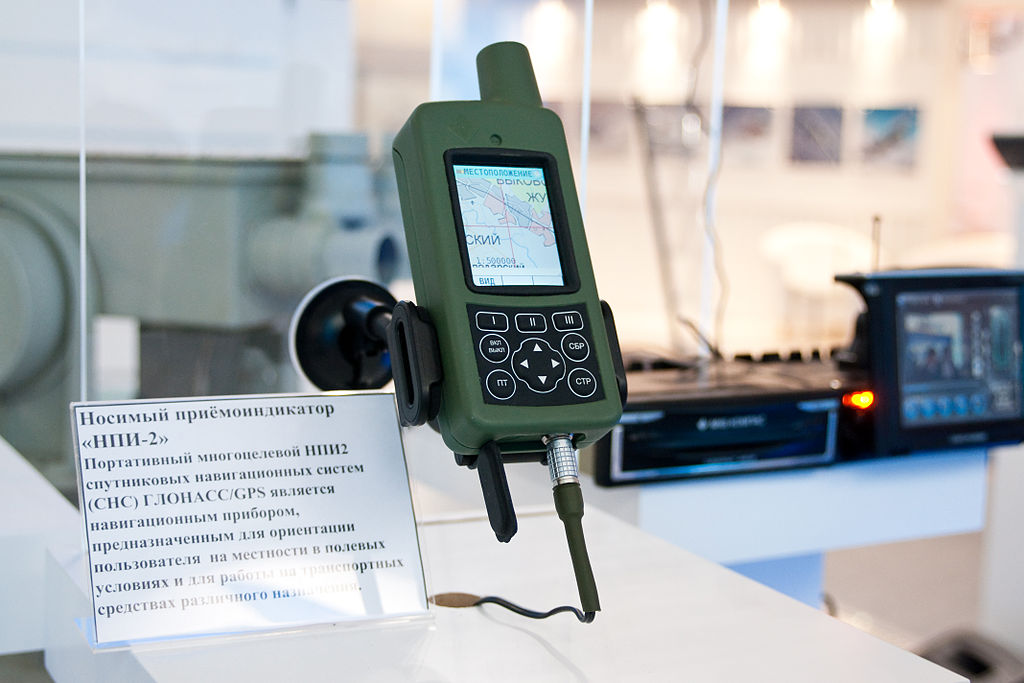 A GLONASS or GPS personal device for satellite positioning.